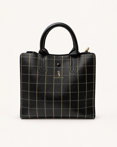 Windsor Noir Structured Satchel