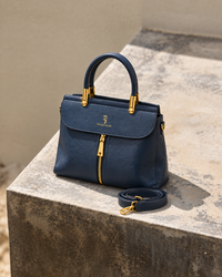 Riviera Midnight Blue Satchel
