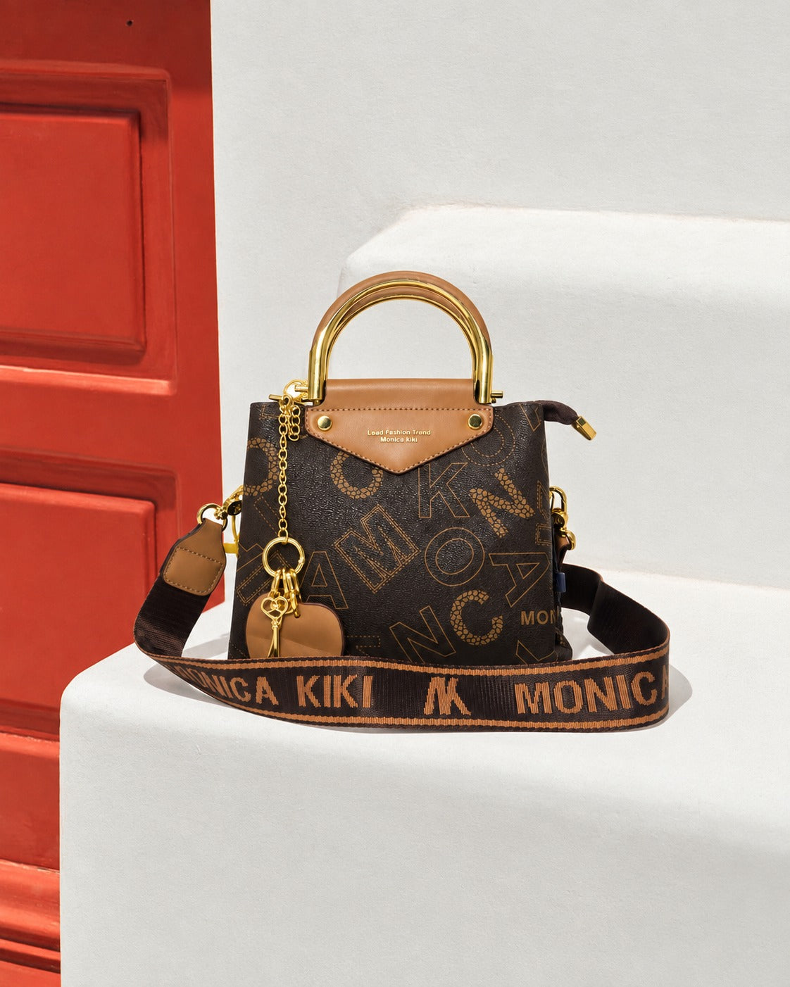 Monica Kiki Signature Bucket Bag