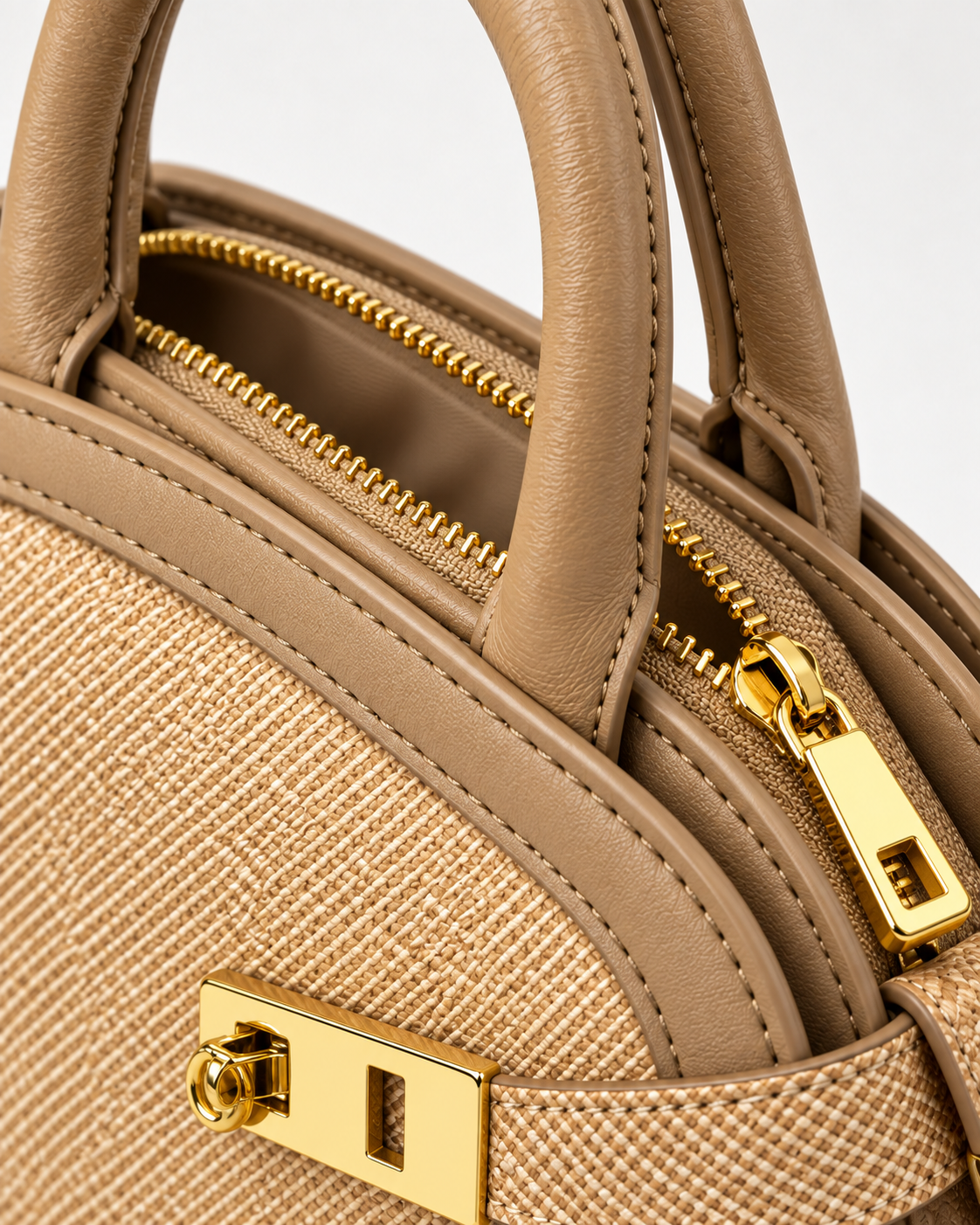 Sorrento Straw Dome Satchel