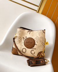 Monica Kiki Cream Monogram