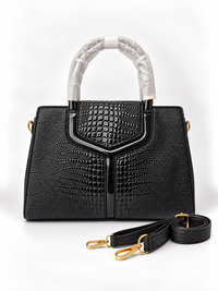 Serpentine Croc Satchel