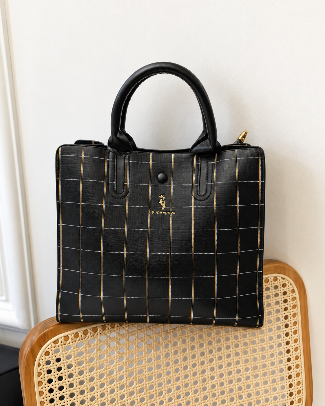 Windsor Noir Structured Satchel