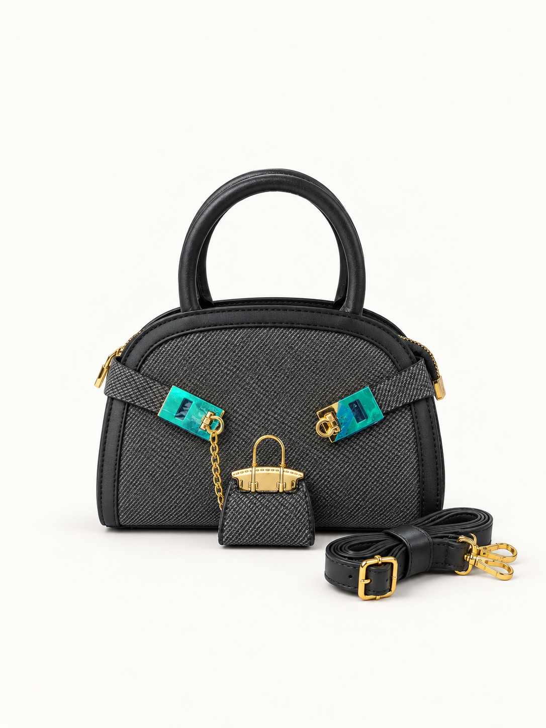 Sorrento Straw Dome Satchel