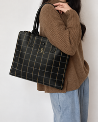 Windsor Noir Structured Satchel