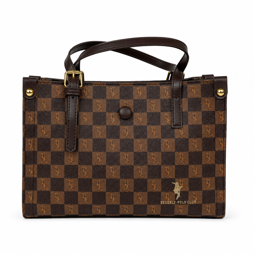Damier Classic Structured Tote – Brown Checker