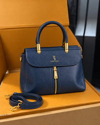 Riviera Midnight Blue Satchel