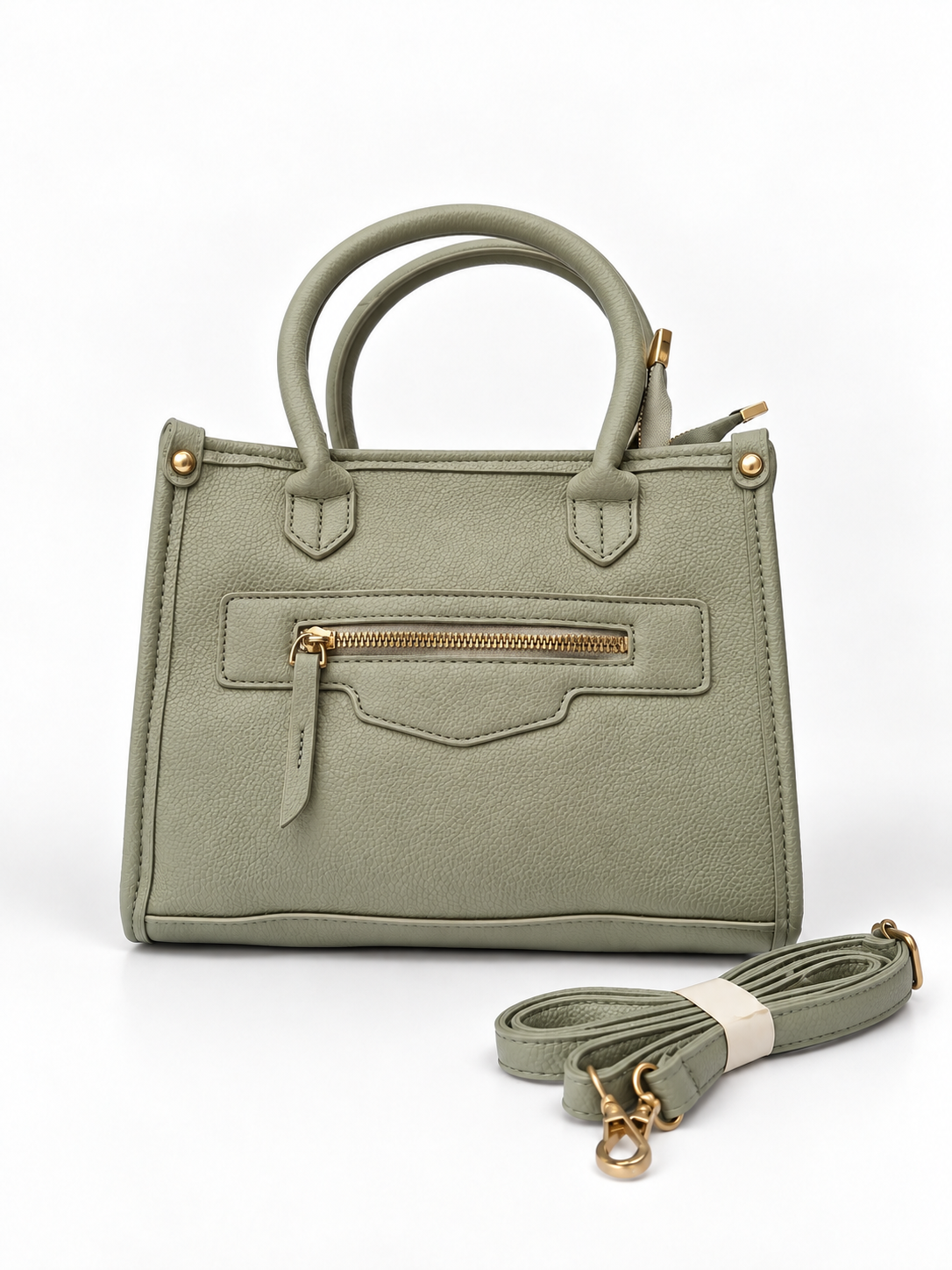 Beaumont Beige Structured Satchel