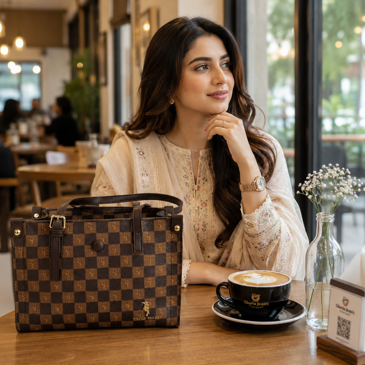 Damier Classic Structured Tote – Brown Checker