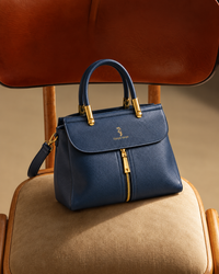 Riviera Midnight Blue Satchel