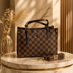Damier Classic Structured Tote – Brown Checker