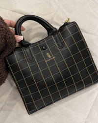 Windsor Noir Structured Satchel