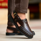 Tobacco Heritage Handcrafted Brown Peshawari Sandal