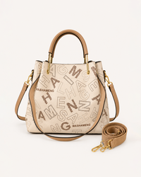 Sorbonne Cream Script Satchel