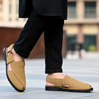 Premium Camel Brown Suede Peshawari Chappal
