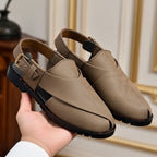 Premium Brown Suede Peshawari Sandal