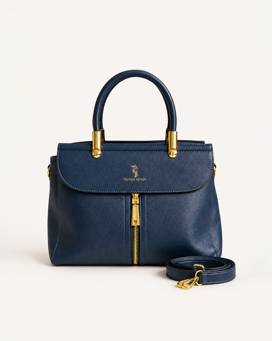 Riviera Midnight Blue Satchel