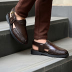 Tobacco Heritage Handcrafted Brown Peshawari Sandal