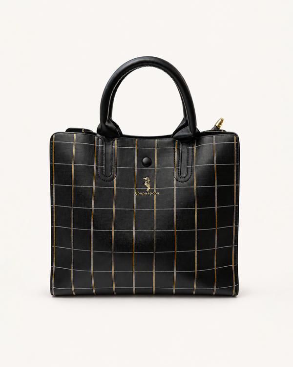 Windsor Noir Structured Satchel