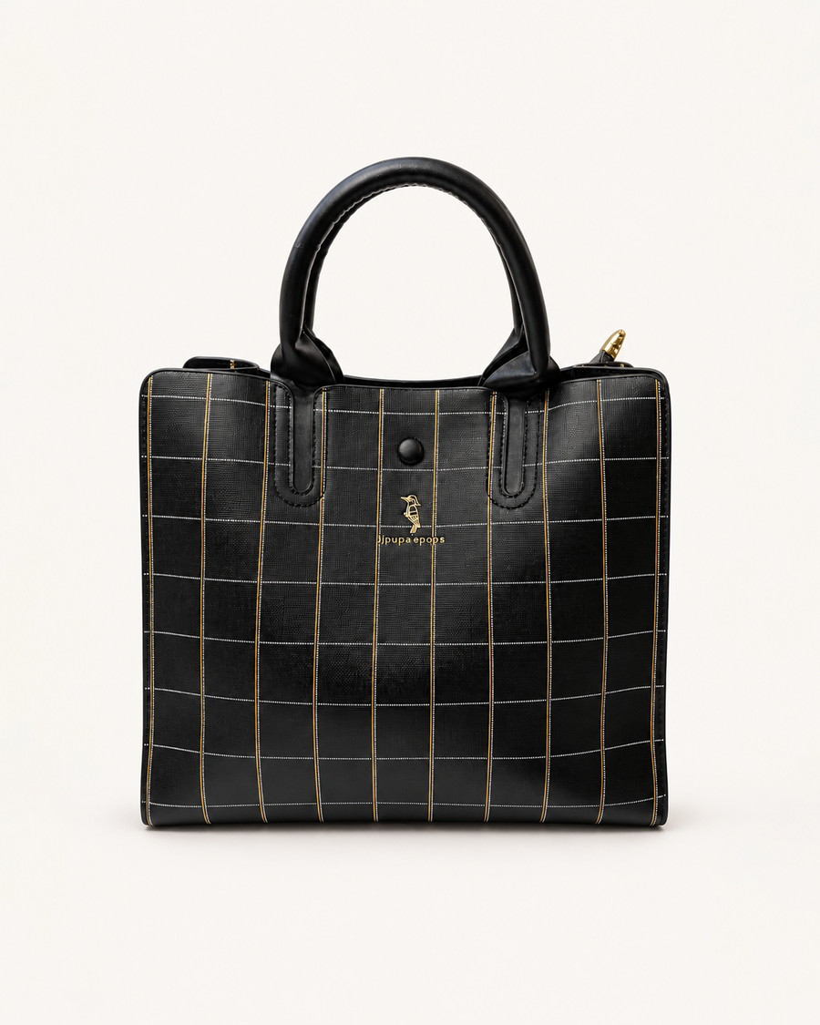 Windsor Noir Structured Satchel