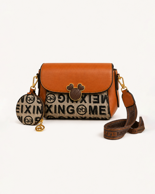 Sienna Terracotta Two Tone Crossbody