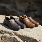 Premium Handcrafted Light Brown Leather Shoes with Medicated Comfort Insole | All-Terrain Durable Sole – Ultimate Daily Wear Comfort