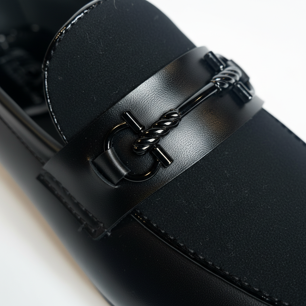 Men’s Black Premium Formal Leather Loafers