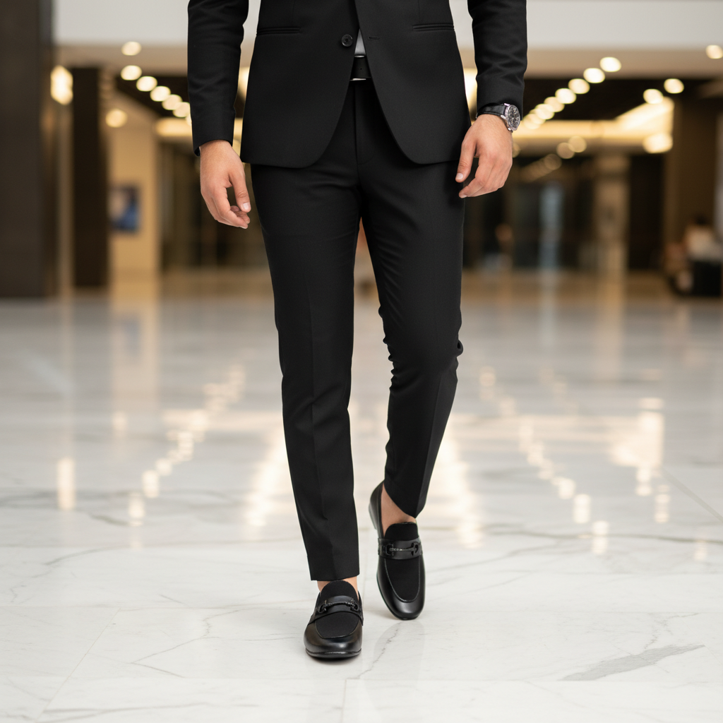 Men’s Black Premium Formal Leather Loafers
