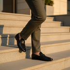 Men’s Black Premium Formal Leather Loafers