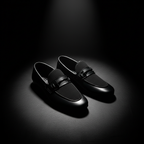 Men’s Black Premium Formal Leather Loafers