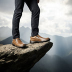 Premium Handcrafted Light Brown Leather Shoes with Medicated Comfort Insole | All-Terrain Durable Sole – Ultimate Daily Wear Comfort