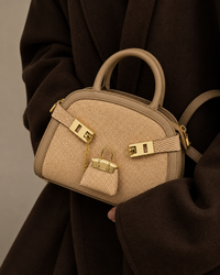 Sorrento Straw Dome Satchel