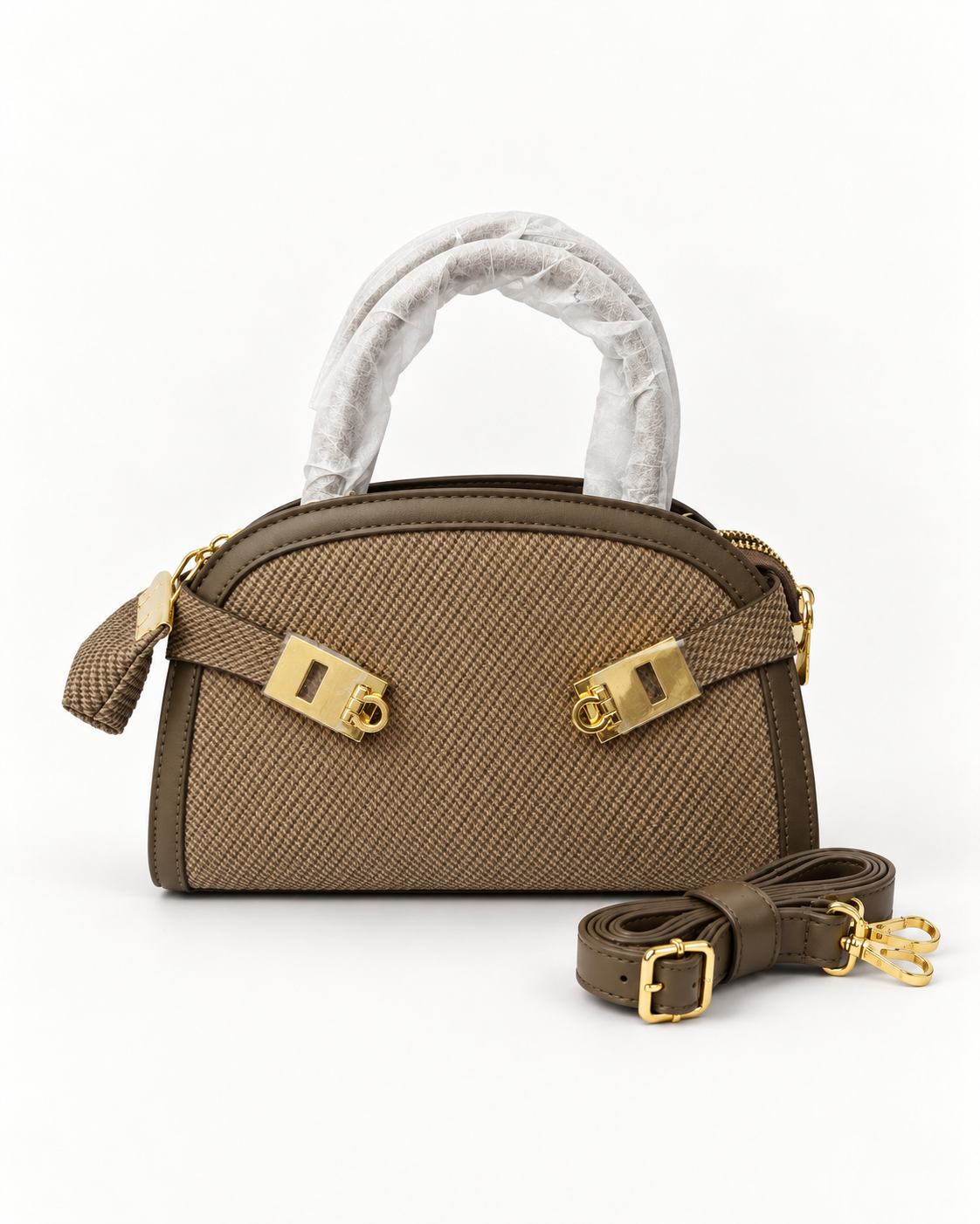 Sorrento Straw Dome Satchel