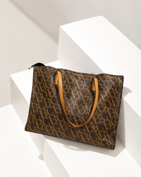 Heritage Brown Monogram Tote