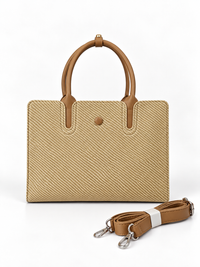 Camellia Ivory Monogram Tote
